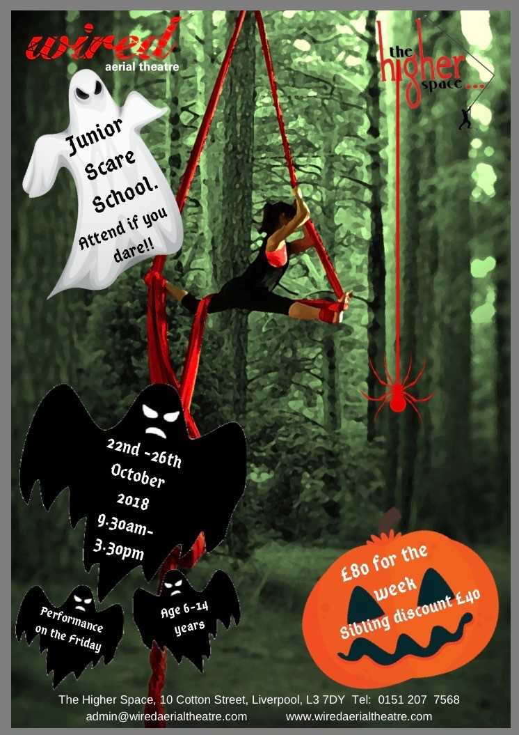 JUNIOR SCARE SCHOOL - BOOKING OPEN!