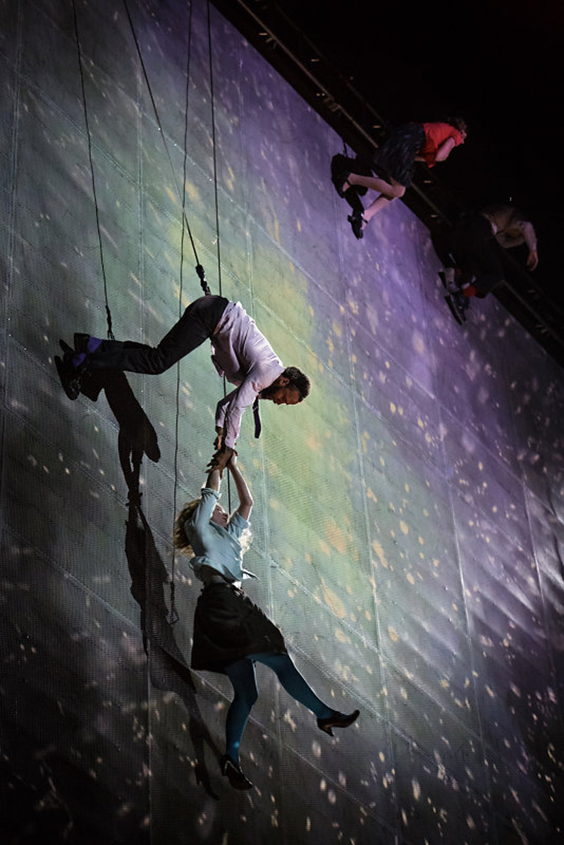 As The World Tipped Productions Wired Aerial Theatre