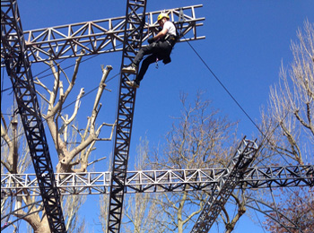 Jamie Ogilivie and Liam Steele - On Site at Regent's Park Open Air Theatre - Peter Pan